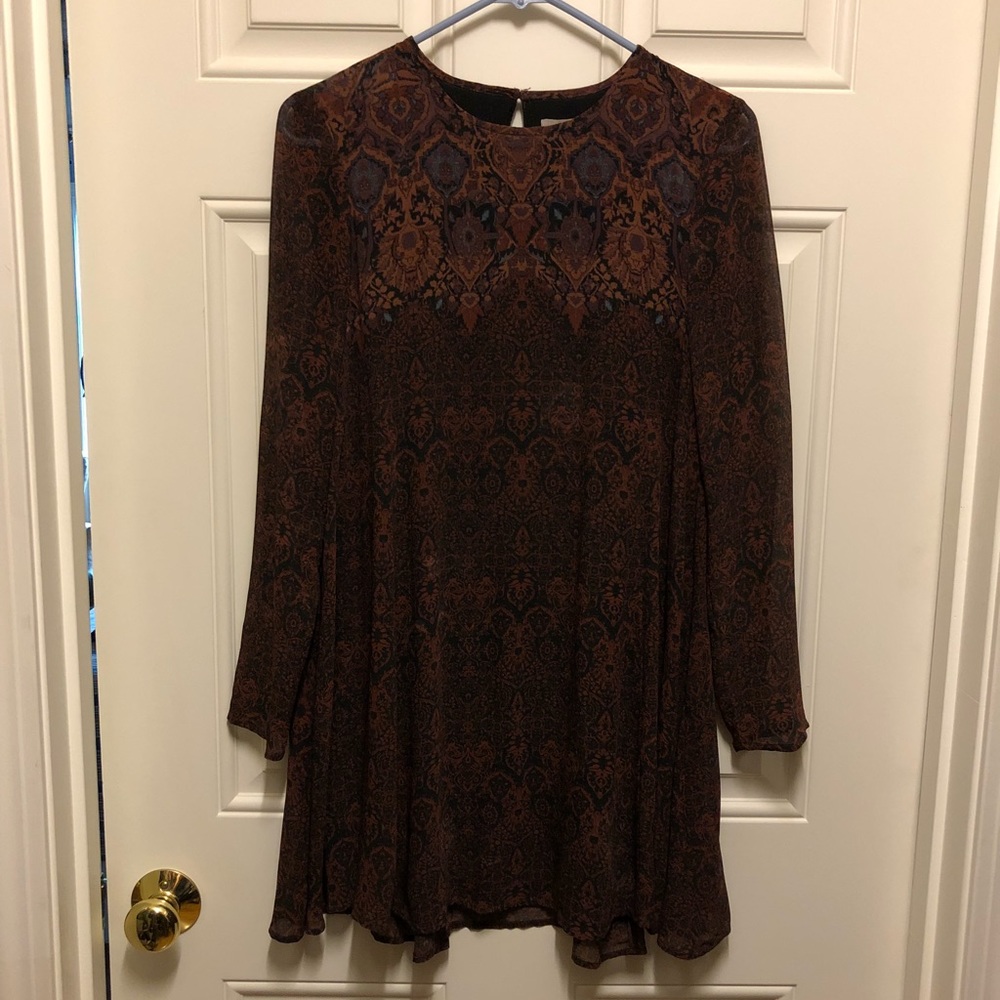 Urban Outfitters red print dress